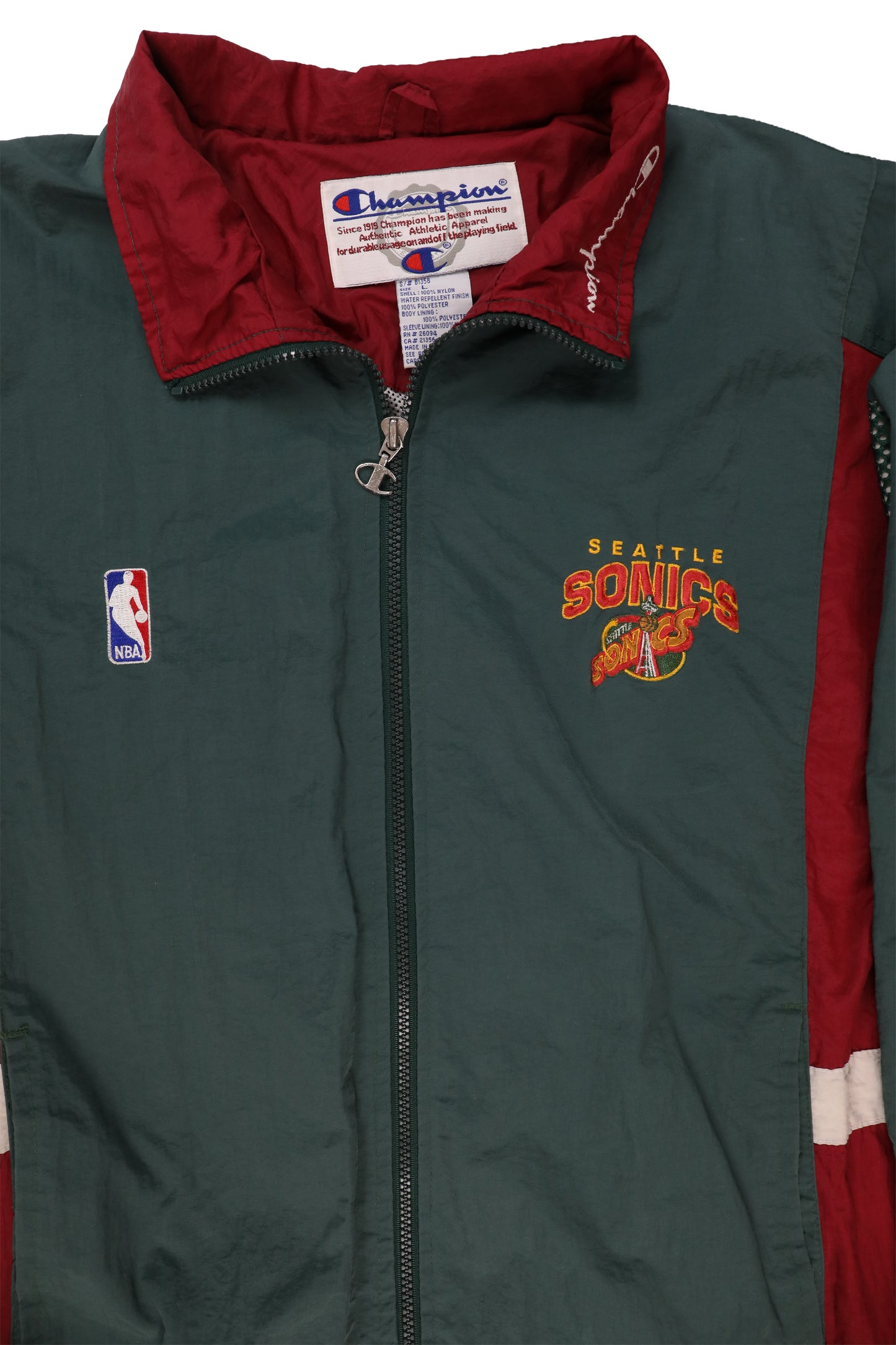 90's Champion NBA Seattle SuperSonics Windbreaker