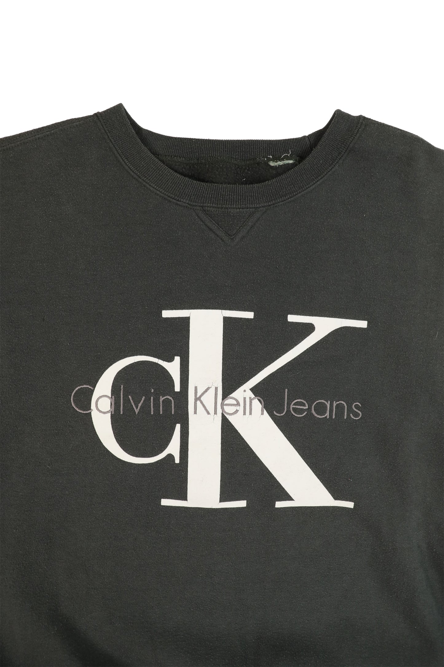 90's Calvin Klein Jeans Gray Sweater
