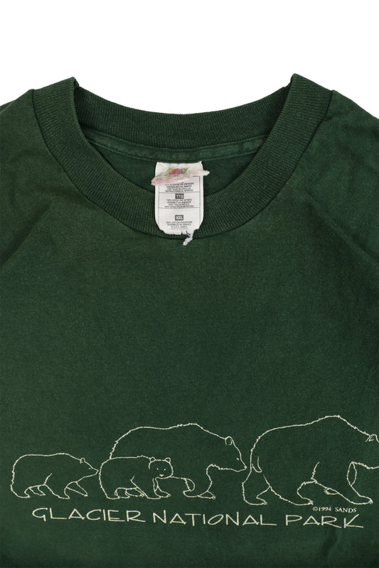 Glacier National Park Green Tee