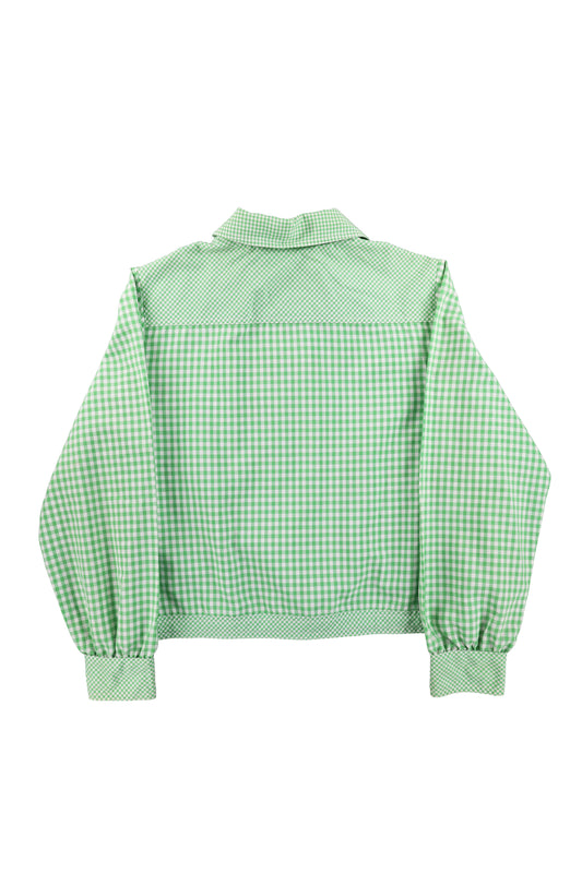 Young Traditions Green Patterned Short Shirt