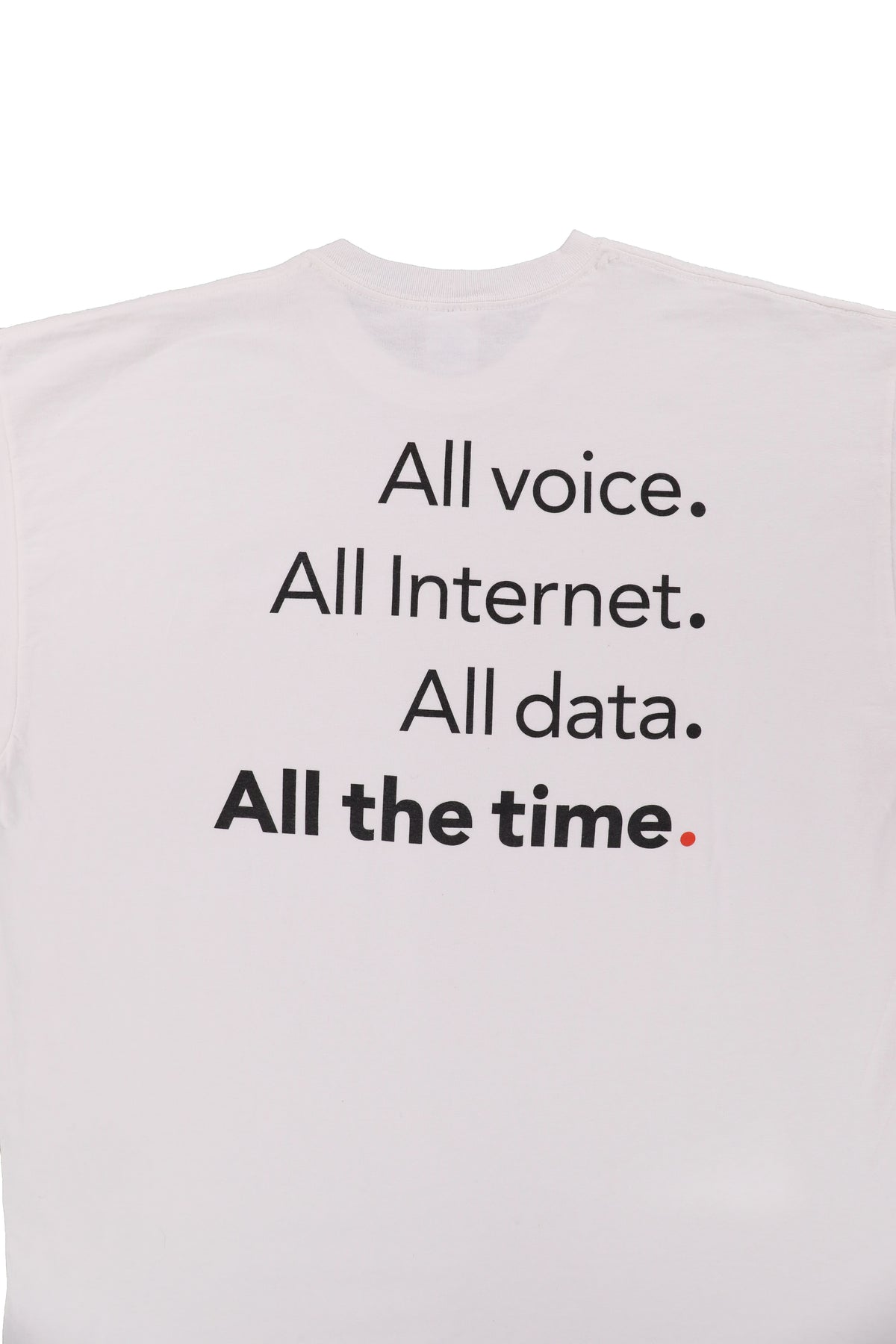 00's TW Telecom White Promo Tee