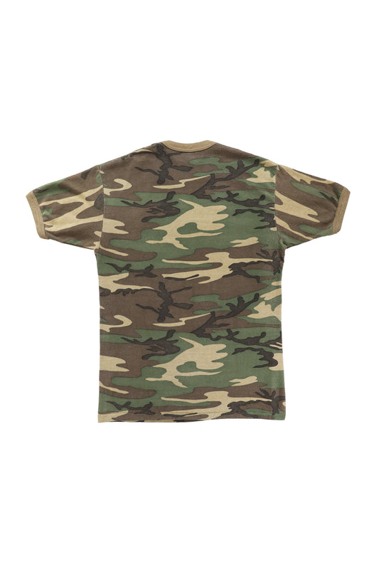 Vintage Green Camoflage Tee
