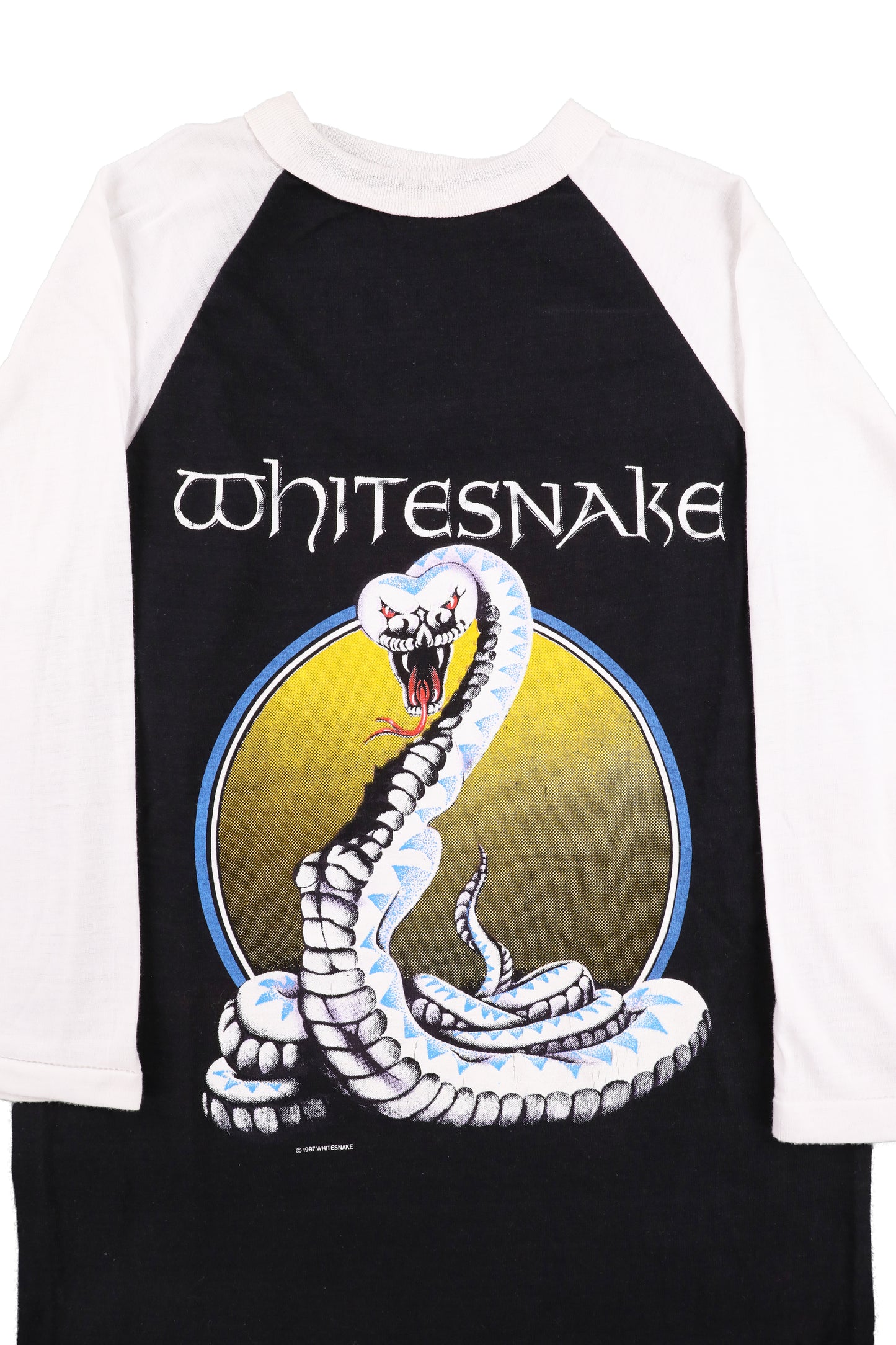 1987 Whitesnake Concert Tour Raglan Shirt