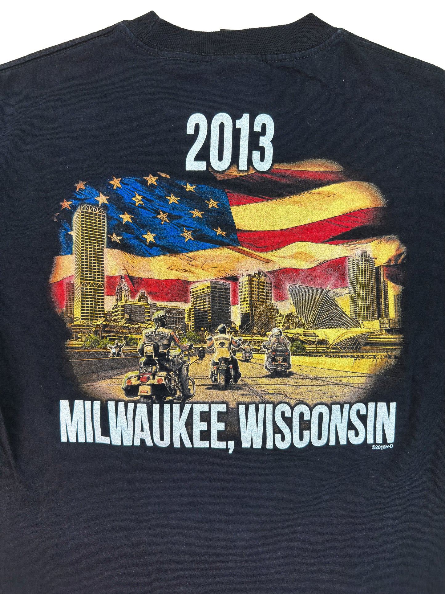 2013 Harley Davidson Motorcycles 110 Years Anniversary Tee