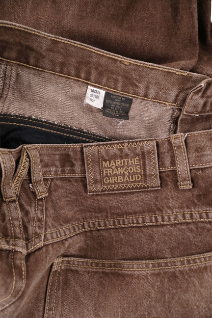Marithe + Francois Girbaud Washed Baggy Denim W38