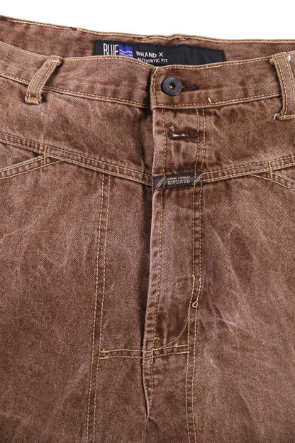 Marithe + Francois Girbaud Washed Baggy Denim W38