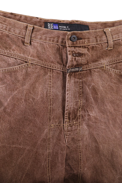 Marithe + Francois Girbaud Washed Baggy Denim W38