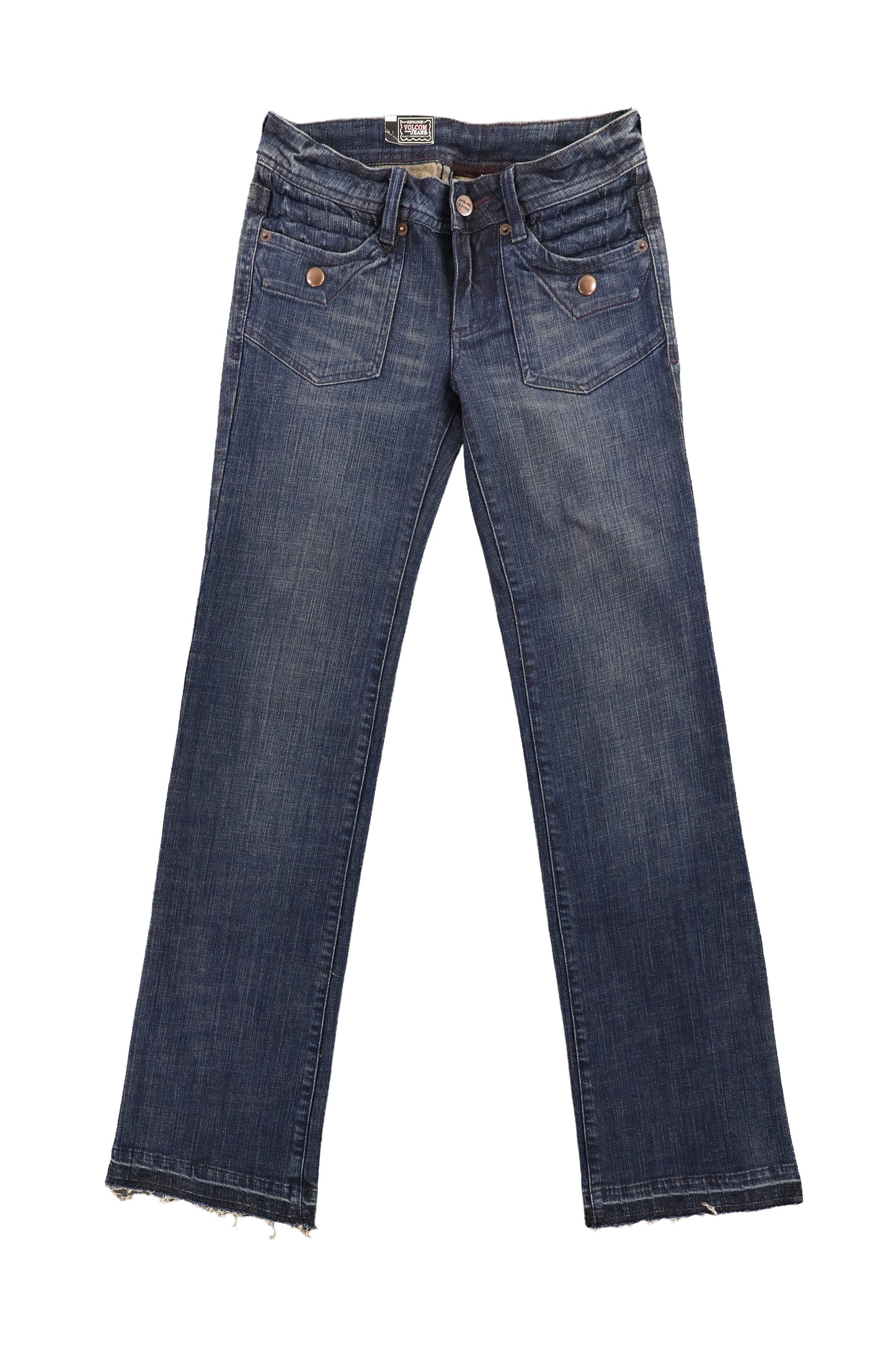 Volcom Brand Jeans Washed Flare Jeans Size 1