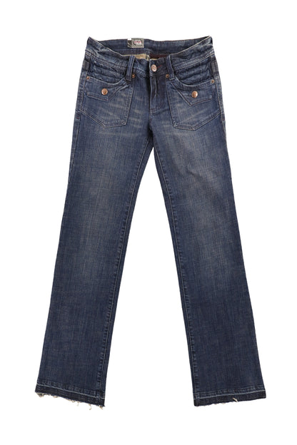 Volcom Brand Jeans Washed Flare Jeans Size 1