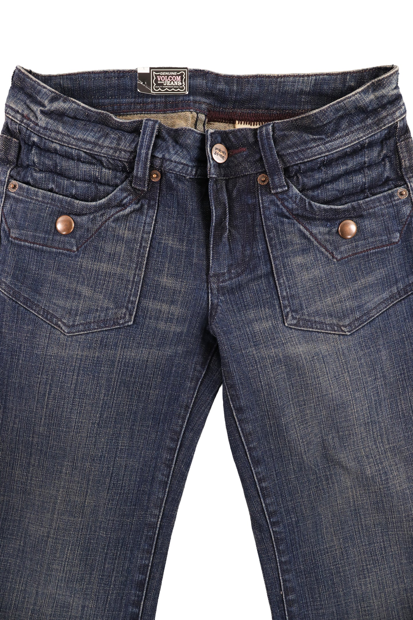 Volcom Brand Jeans Washed Flare Jeans Size 1