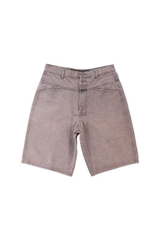 Marithe + Francois Girbaud Washed Jorts W34