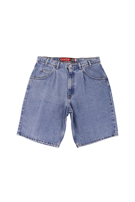 Levi's Silver Tab Loose Blue Denim Shorts W36