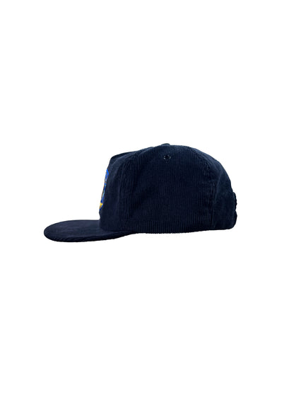Vintage Camel "Smooth Character" Black Corduroy Snapback Cap