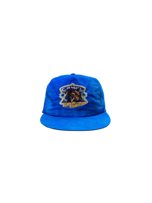 Vintage Camel "Smooth Character" Blue Nylon Snapback Cap
