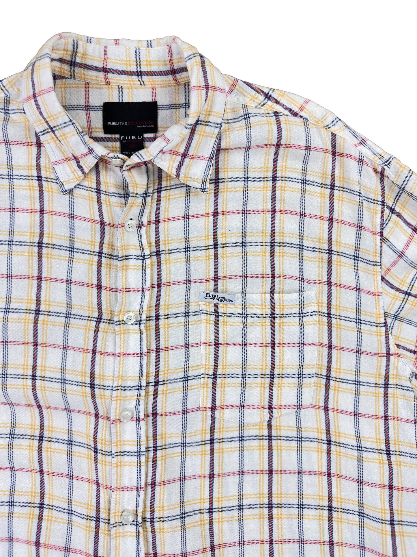 Fubu The Collection Patterned Short Sleeve Shirt