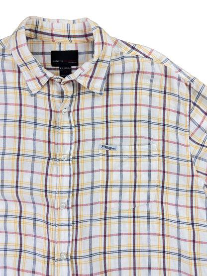Fubu The Collection Patterned Short Sleeve Shirt