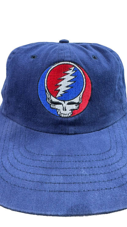 1990 Grateful Dead "Steal Your Face" Blue Low Profile Hat