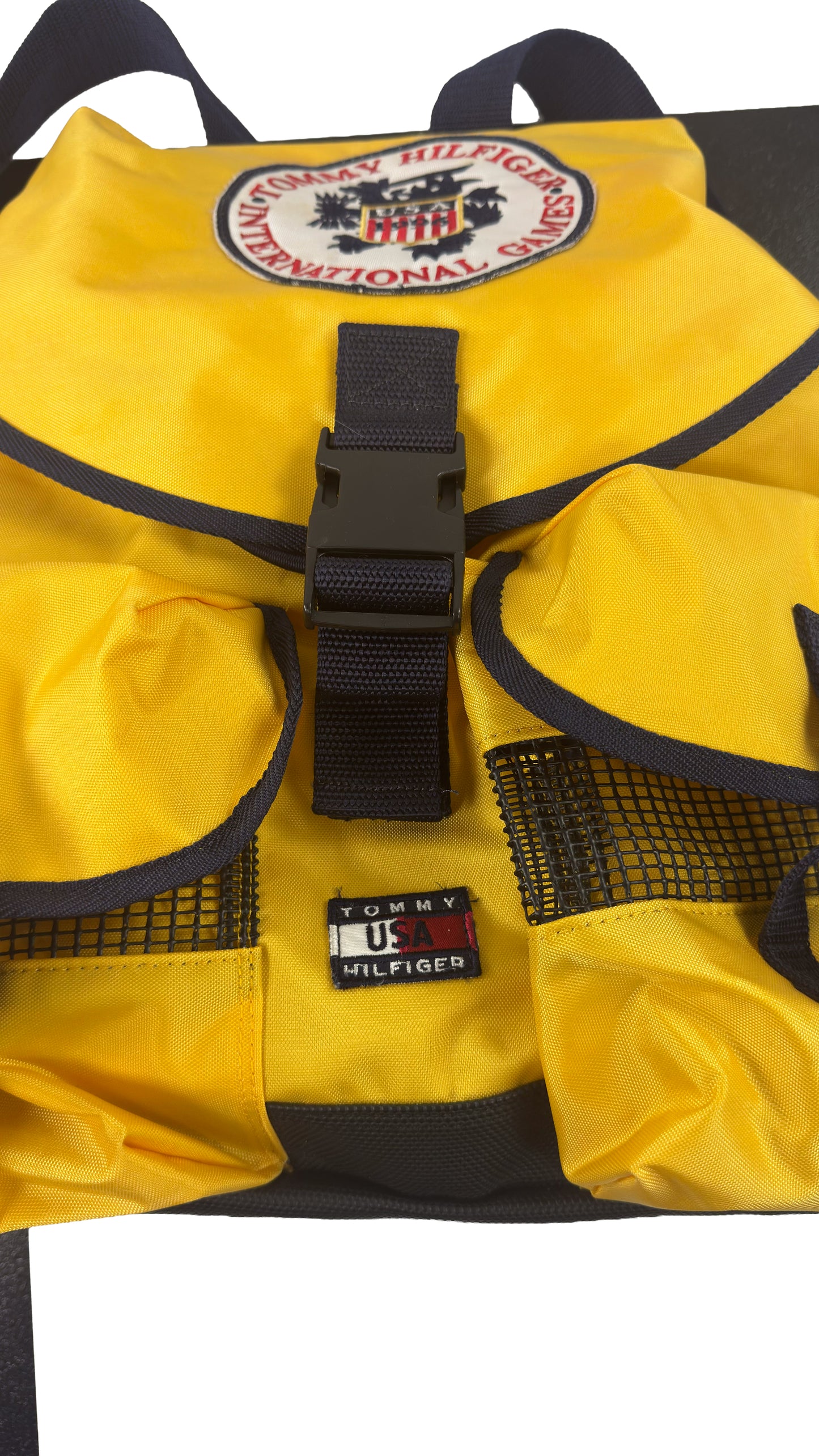 Vintage Tommy Hilfiger Yellow Backpack