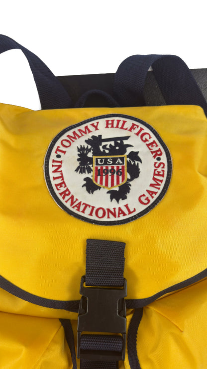 Vintage Tommy Hilfiger Yellow Backpack