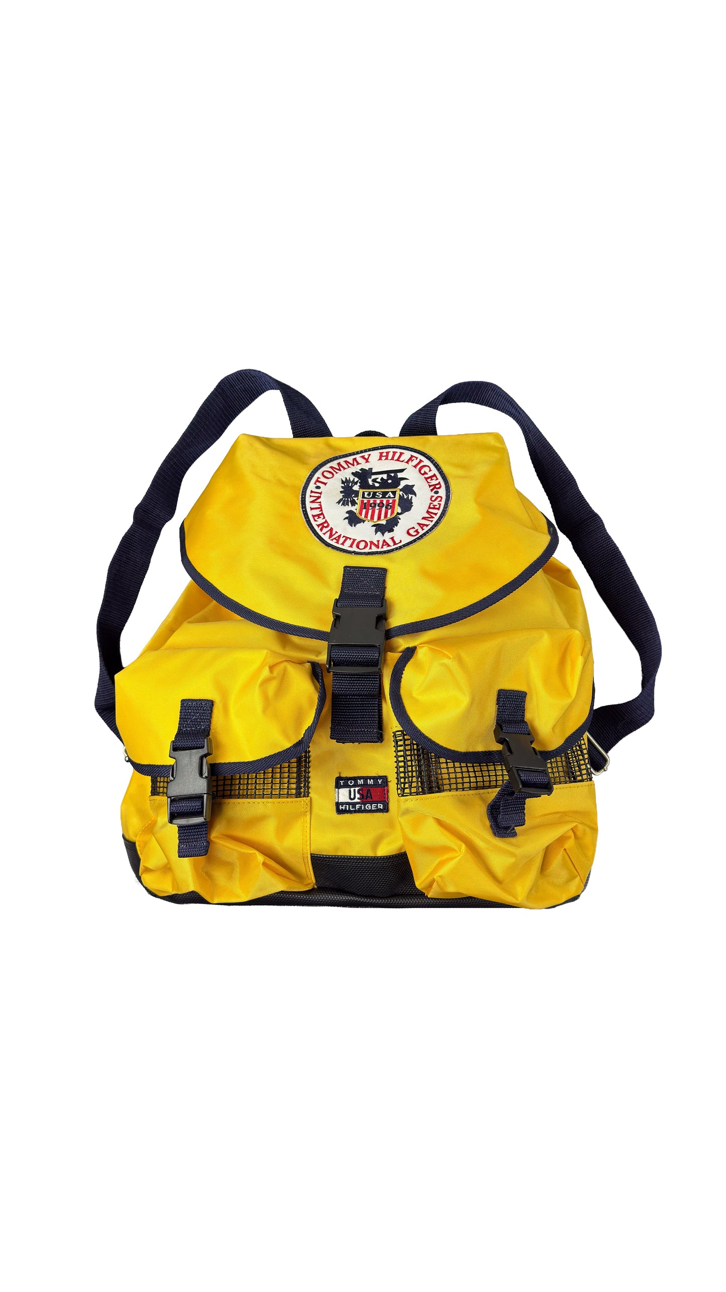 Vintage Tommy Hilfiger Yellow Backpack