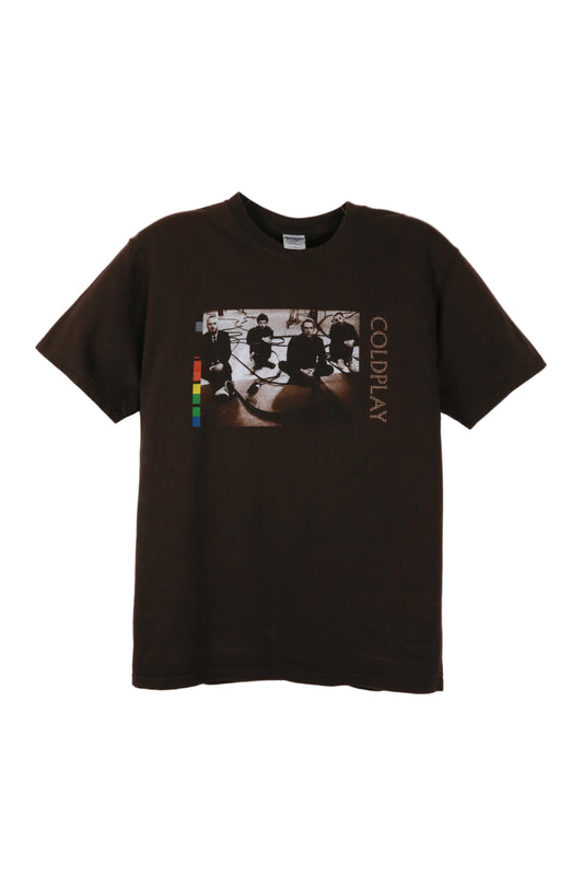 Coldplay 2005 Tour Brown Music Tee