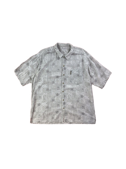 Columbia Grey Patterned Short Sleeve Shirt