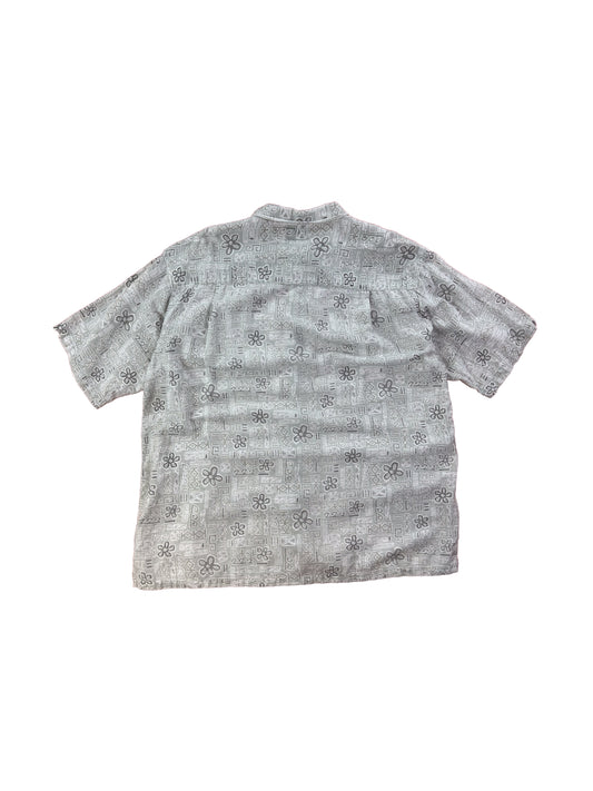 Columbia Grey Patterned Short Sleeve Shirt