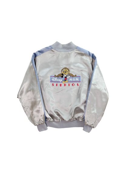 80's Disney MGM Studio Silver Satin Jacket
