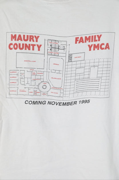 1995 White YMCA Graphic Tee
