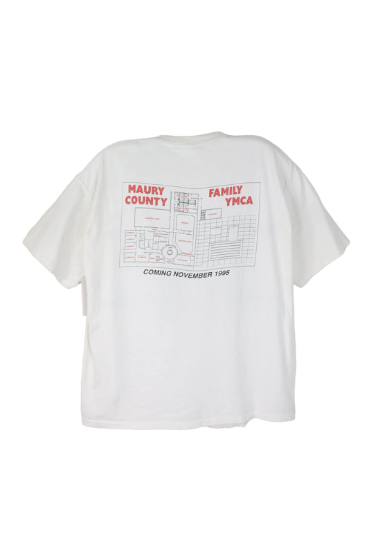 1995 White YMCA Graphic Tee