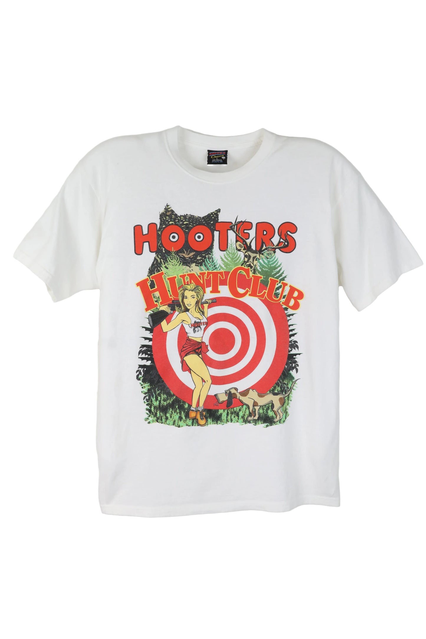 White Hooters Graphic Tee