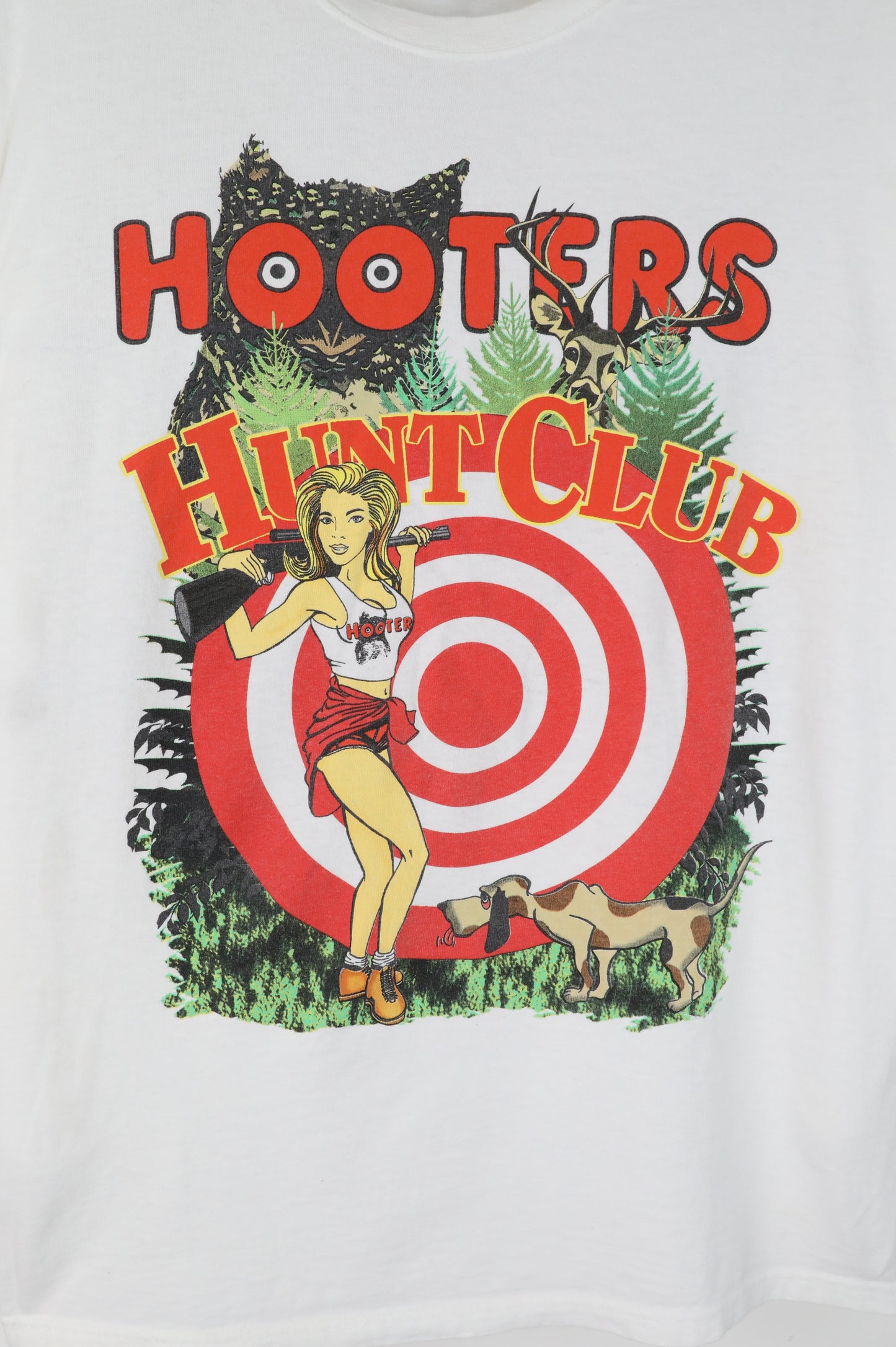 White Hooters Graphic Tee