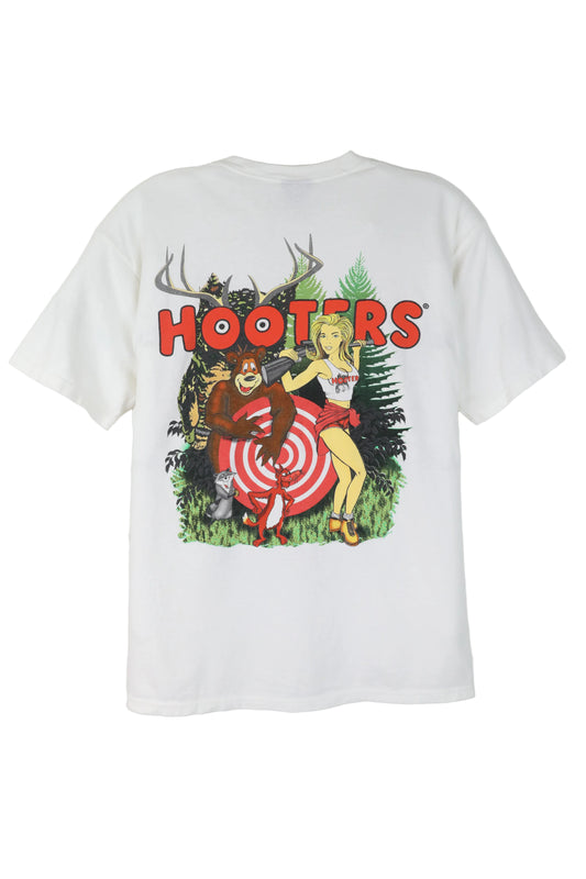 White Hooters Graphic Tee