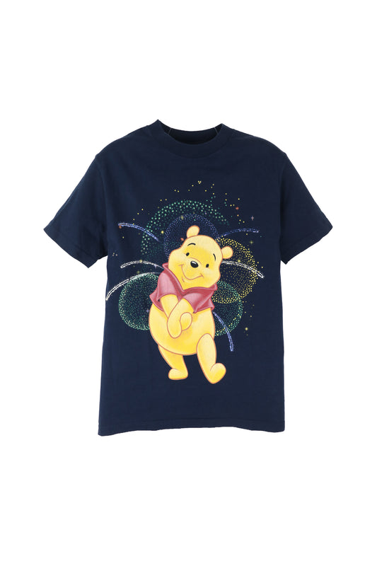 Navy Winnie the Pooh Cartoon Tee