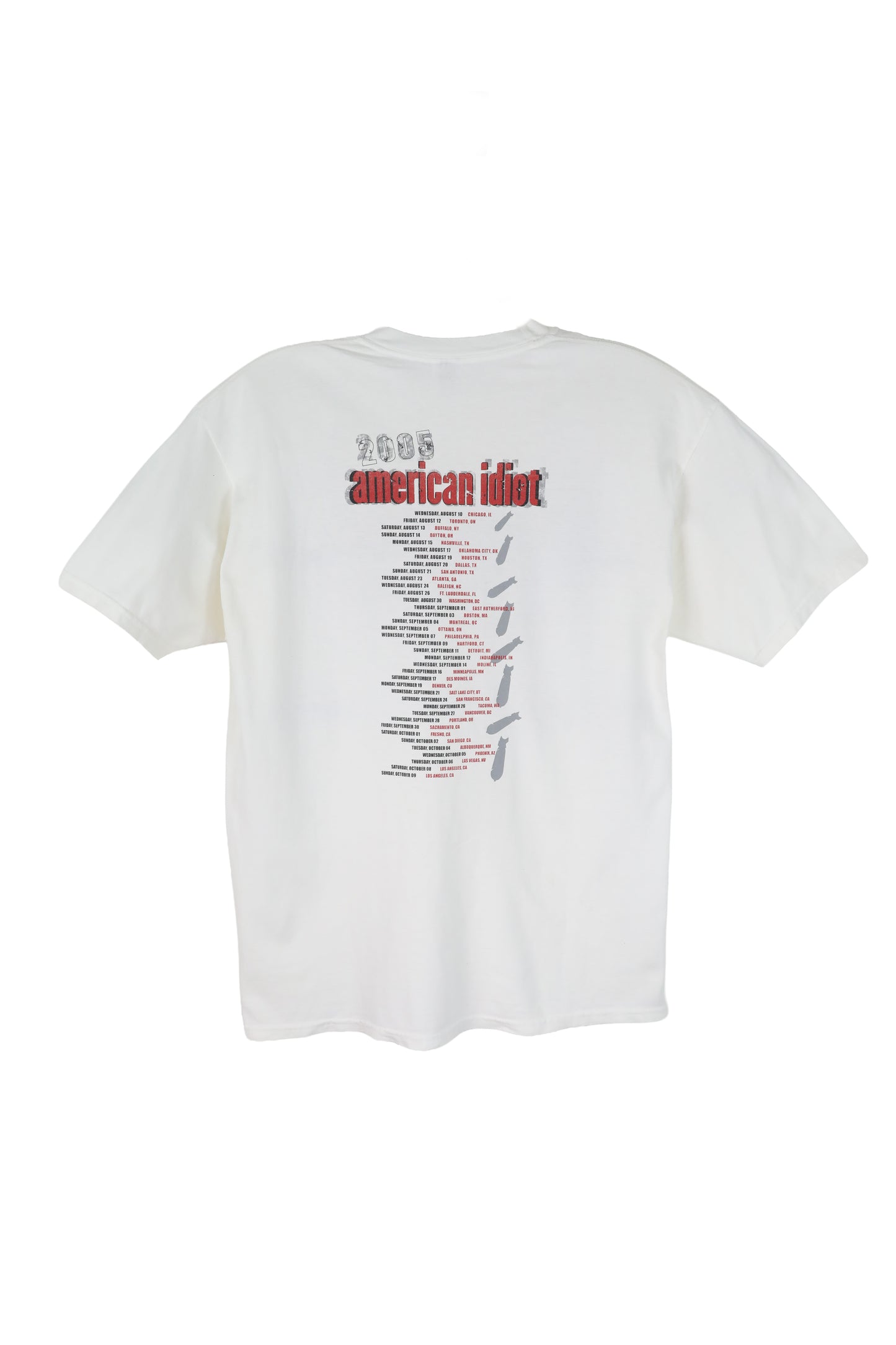 2005 Green Day American Idiot Music Tee