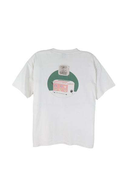 1989 Wallace & Gromit Crackin' Toast Cartoon Tee