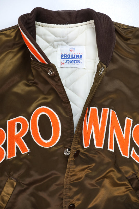 90's Starter NFL Cleveland Browns Satin Jacket
