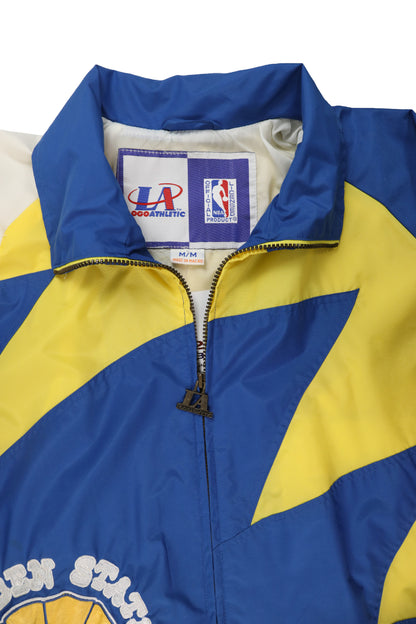 90's Logo Athletic NBA Golden State Warriors Windbreaker