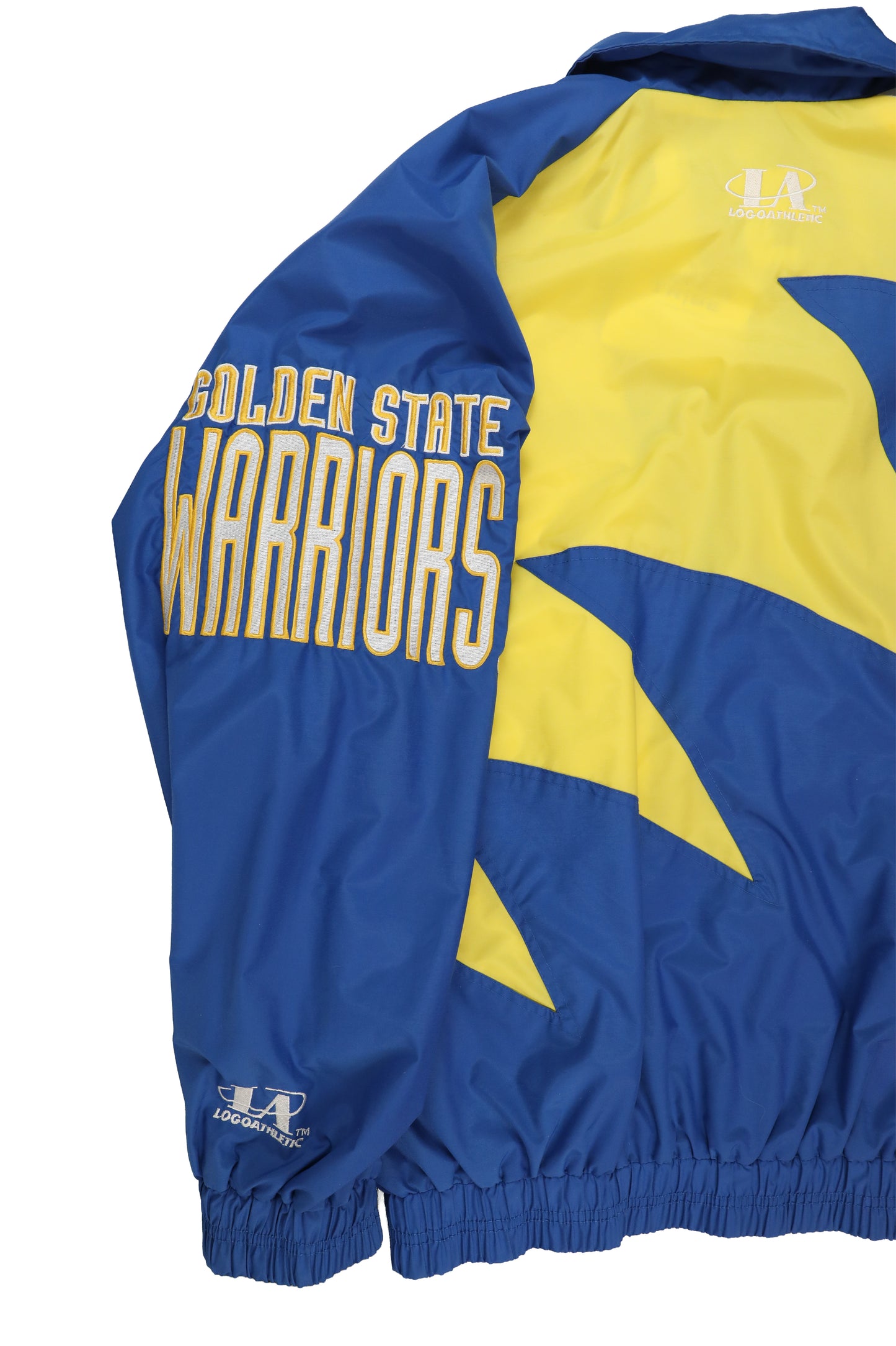 90's Logo Athletic NBA Golden State Warriors Windbreaker