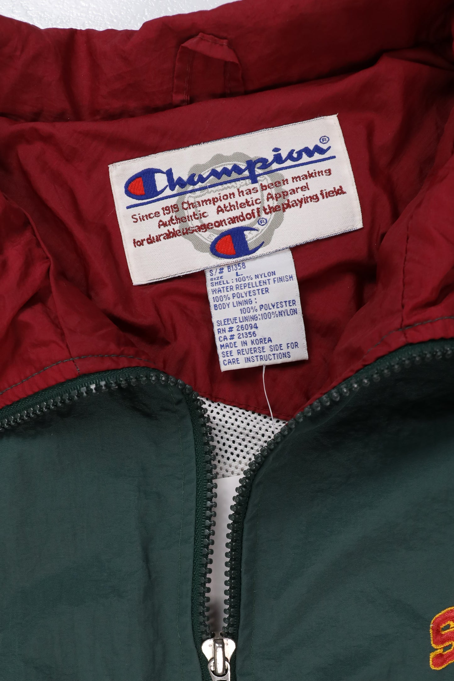 90's Champion NBA Seattle SuperSonics Windbreaker