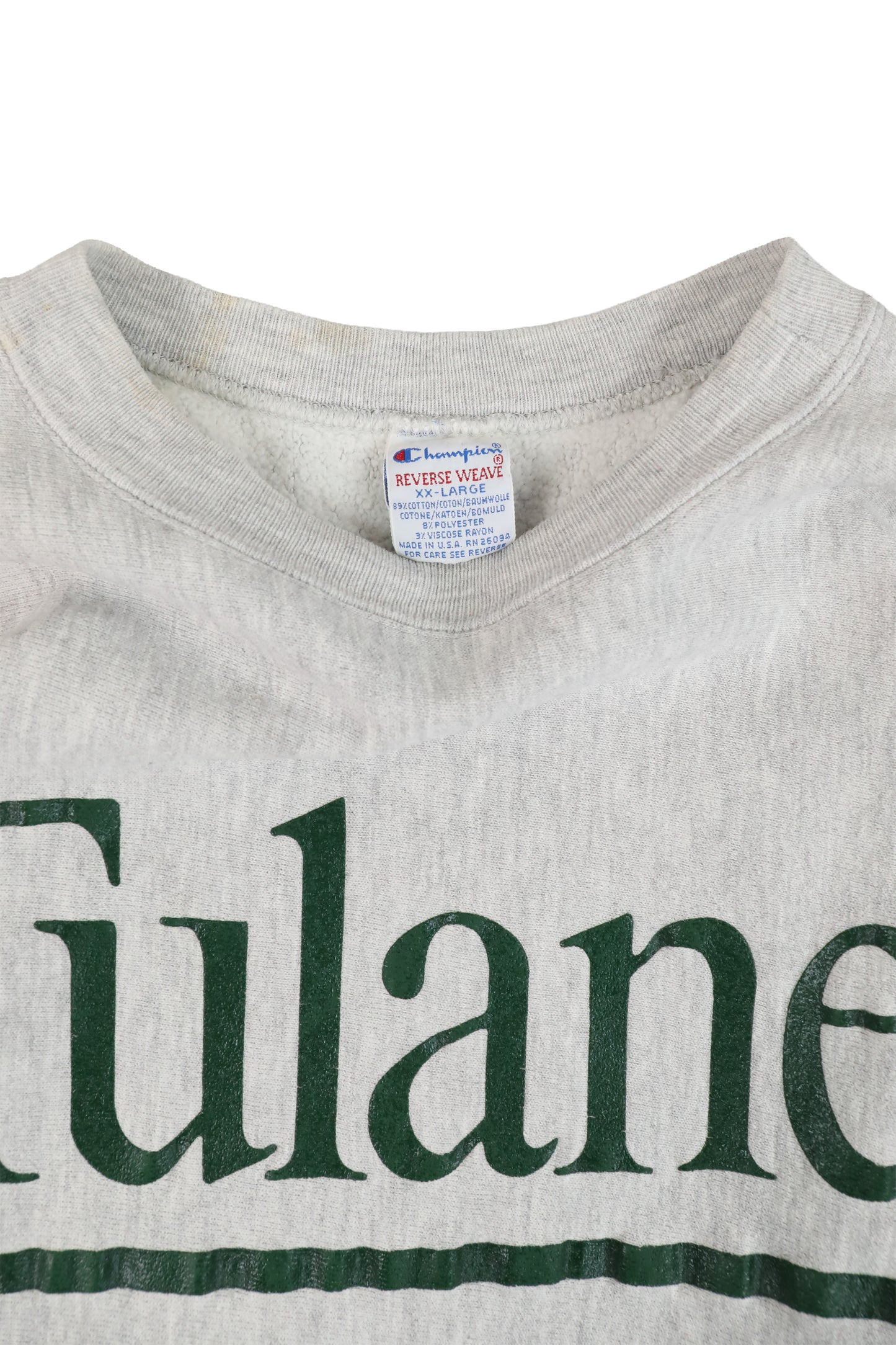 90's Champion Tulane Reverse Reave Sweater