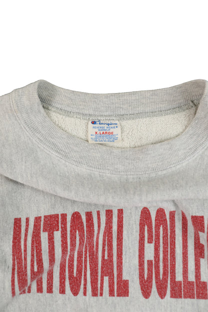 90's Champion National College of Education Reverse Reave Sweater
