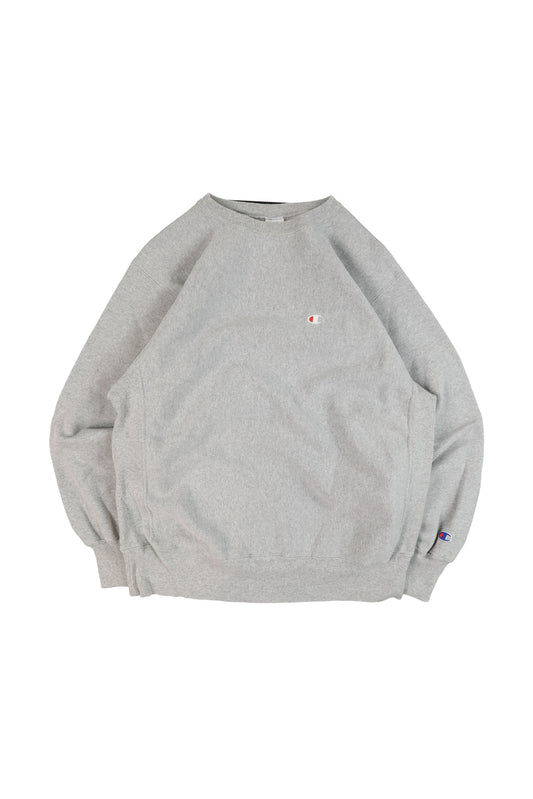 90's Champion Grey Reverse Reave Sweater