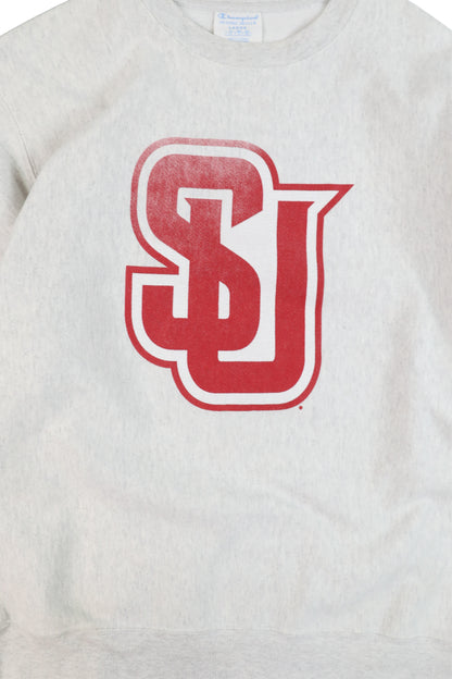90's Champion Seattle University Logo Reverse Reave Sweater