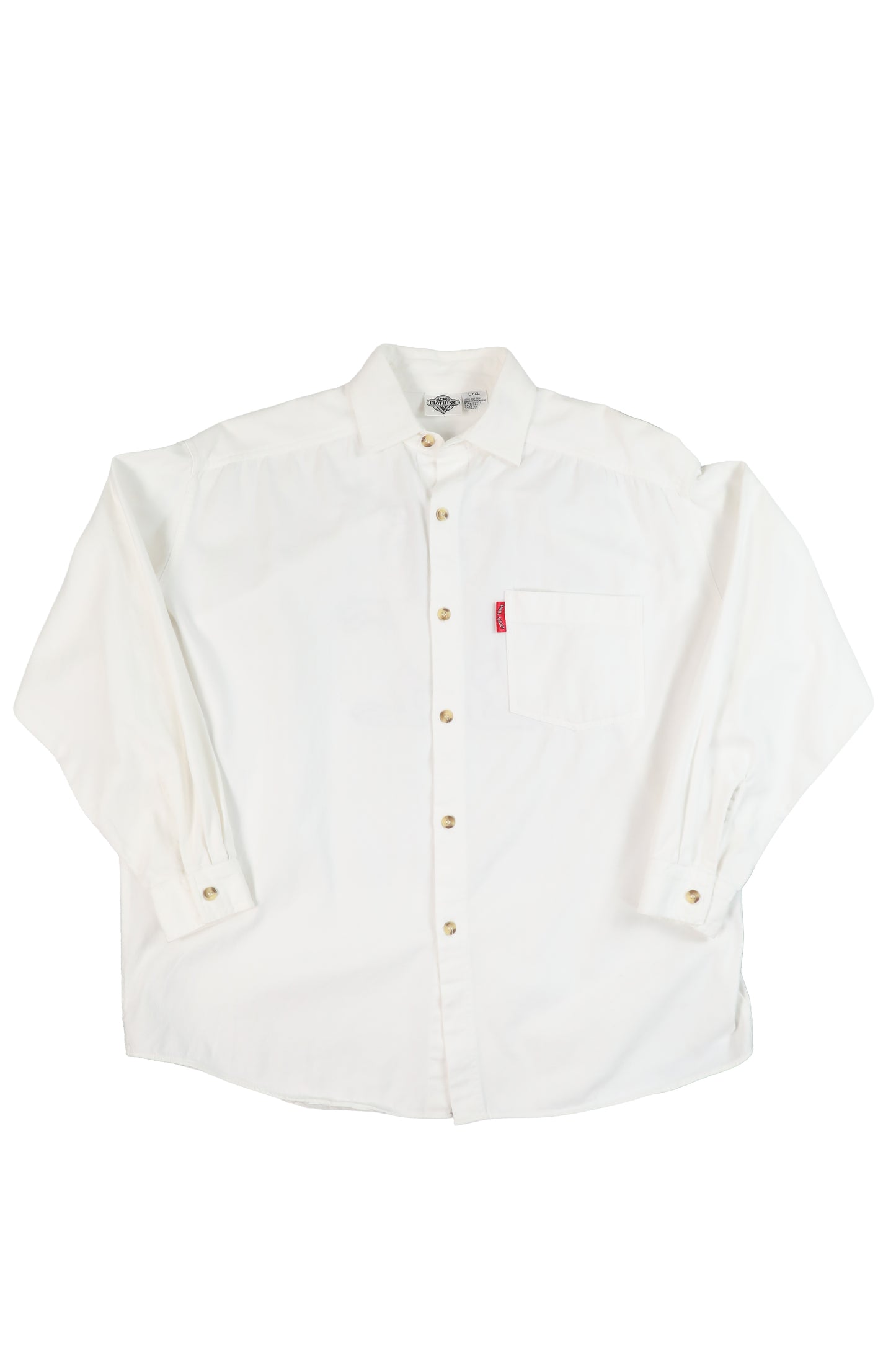 90's Acme Clothing Looney Tunes Taz embroidery button down shirt