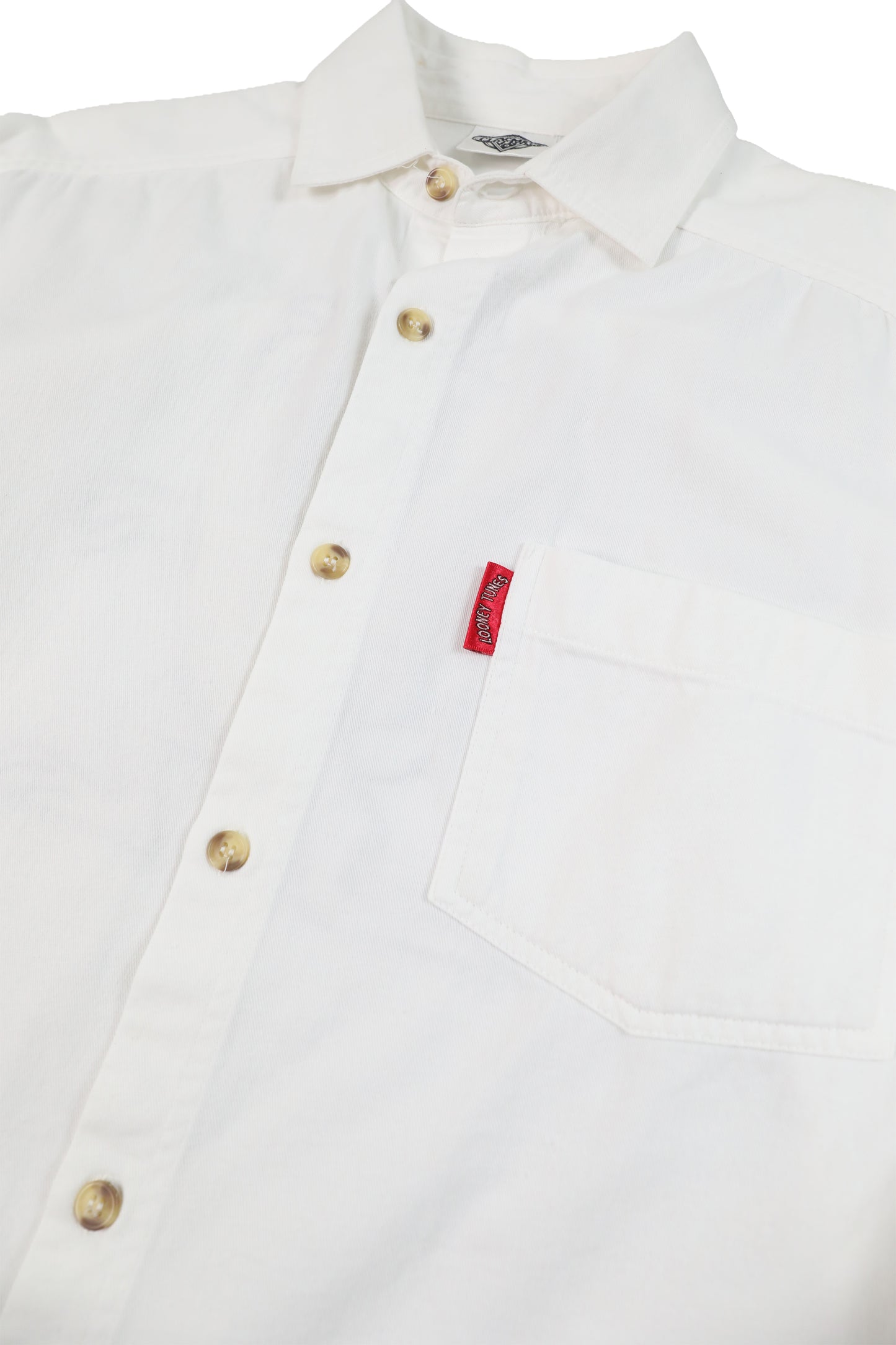 90's Acme Clothing Looney Tunes Taz embroidery button down shirt