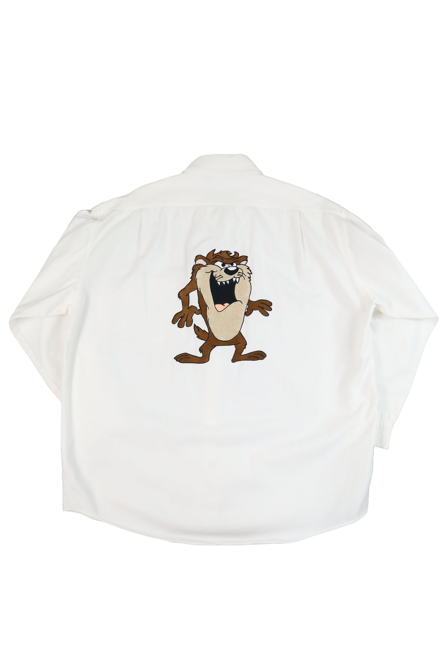 90's Acme Clothing Looney Tunes Taz embroidery button down shirt