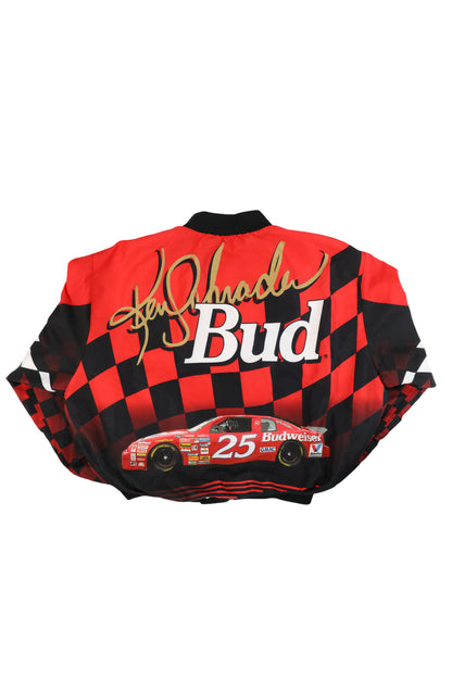 90's NASCAR Budweiser Ken Schrader #25 Racing Jacket
