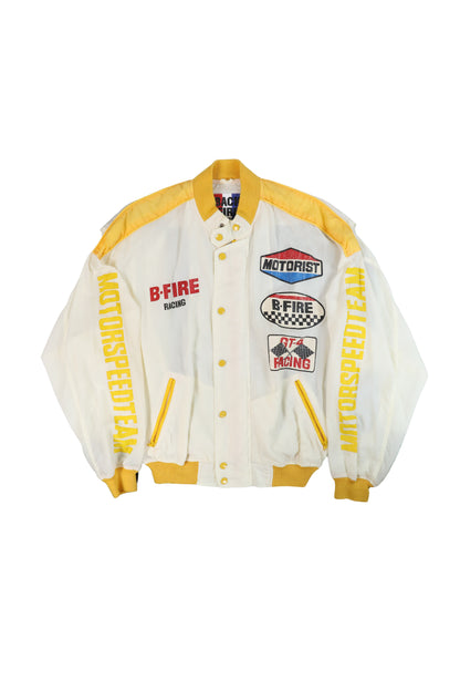 90's Back Fire Racing Motor Speed Team Racing Jacket