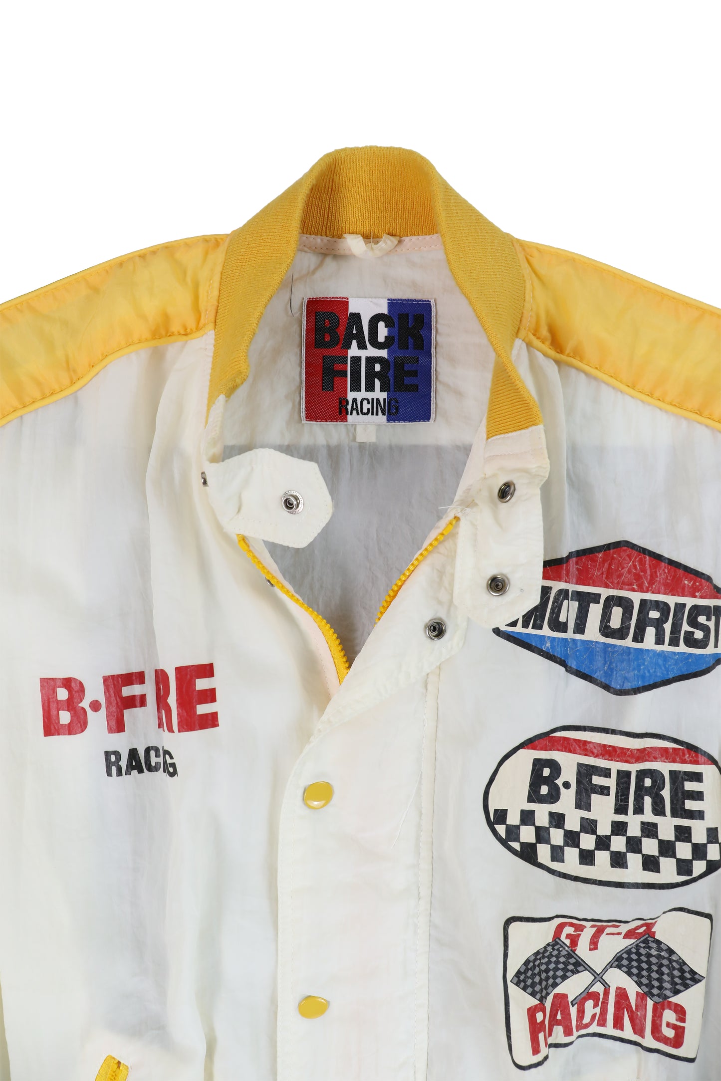 90's Back Fire Racing Motor Speed Team Racing Jacket